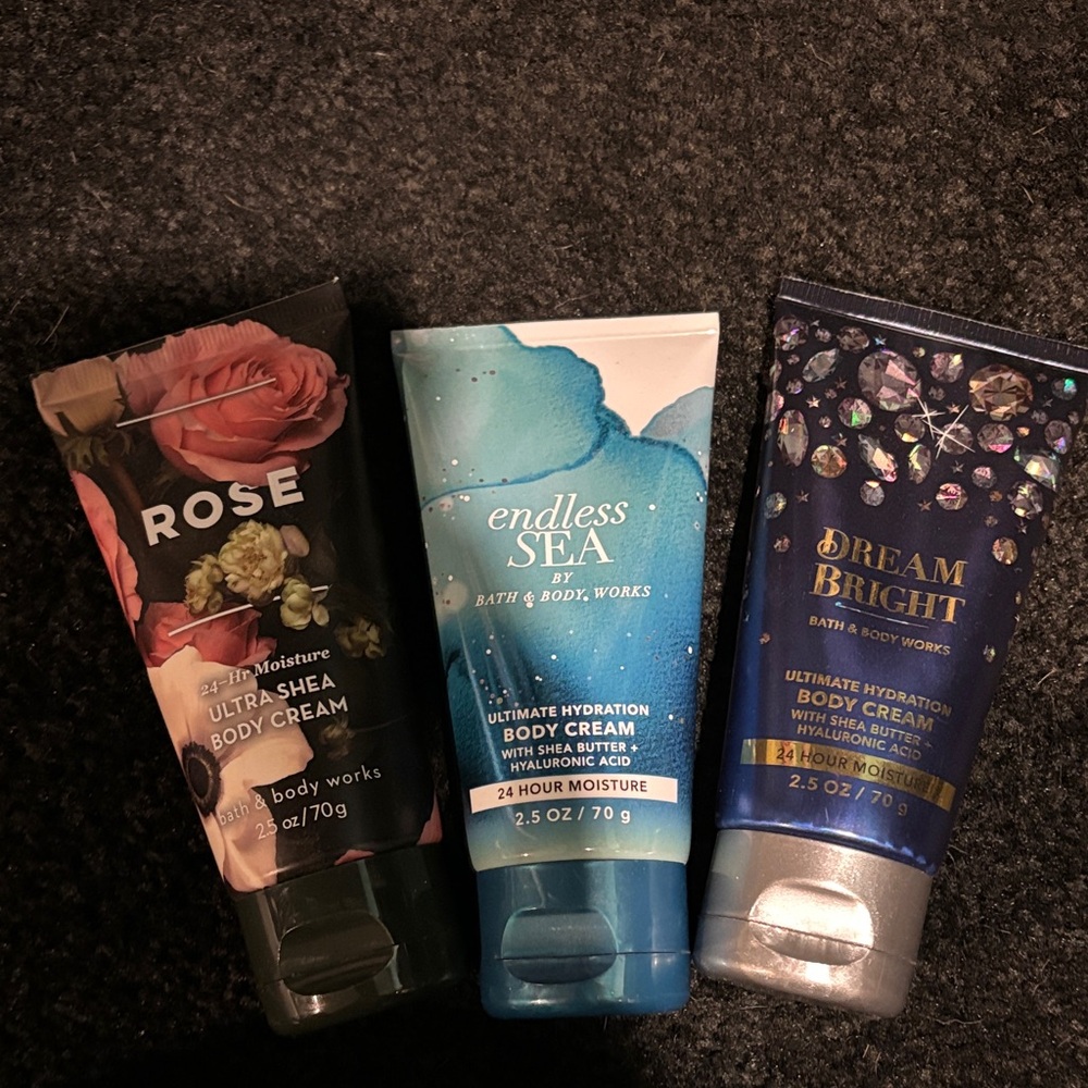 Bath & Body Works Floral and Oceanic Body Cream Set
